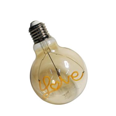 Imagem de Lampada Led Love Vintage Mensagem 4w Branco Quente