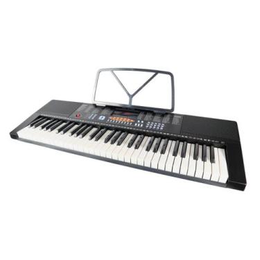 Imagem de Teclado musical 300 timbres e ritmos, preto - MXT