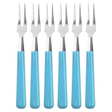 Imagem de Mini Garfos Para Petisco Kit Com 6 Un Mini Garfinhos Para Petiscos Fon