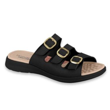 Imagem de Sandalia Feminina Modare Ortopedica Esporão Fascite Plantar Tiras Five