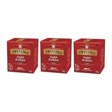 Imagem de 30 Sachês, Chá Twinings, English Breakfast