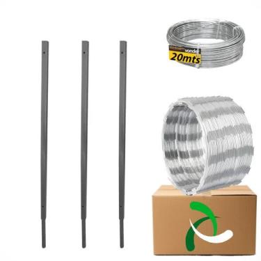 Imagem de Kit 10mt concertina 30cm chumbar completo - DIVERSAS