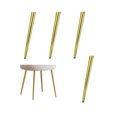 Imagem de Pés De Móveis De Metal (4 Peças) - Acessórios De Reposição Para Mesa, 