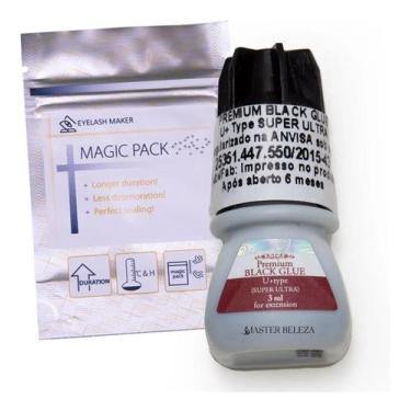 Imagem de Cola Alongamento De Cilios Super Ultra Black Premium 3ml Preto - Elite