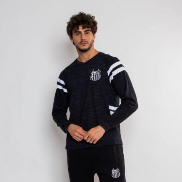 Imagem de Camiseta Manga Longa Santos Oficial Escudo-Masculino