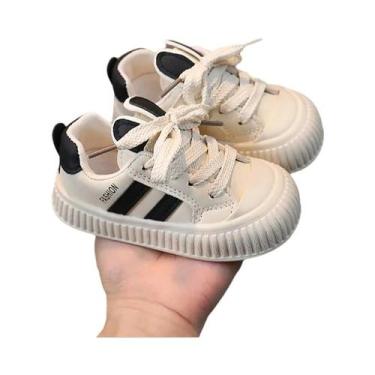 Imagem de Tênis De Couro Macio Para Meninos E Meninas, Antiderrapante, Primeiros