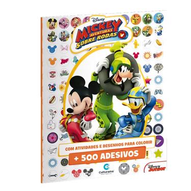 Imagem de Livro Infantil Culturama Disney Mickey com 500 Adesivos