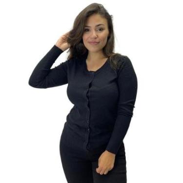 Imagem de Casaco Facinelli Cardigan com Botão e sem Bolso-Feminino