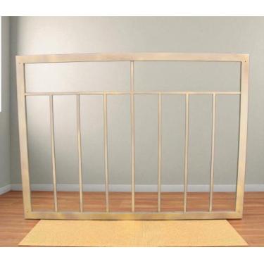 Imagem de Cabeceira de cama queen grade aço estilo industrial cb05 - Essencial M