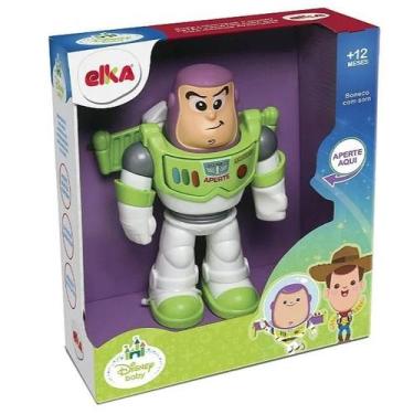 Imagem de Bonecos Woody e Buzz Lightyear 23cm Toy Story Articulados com Som Disn