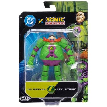 Imagem de Boneco Articulado Dr. Eggman Lex Luthor 6cm - Sonic Warner