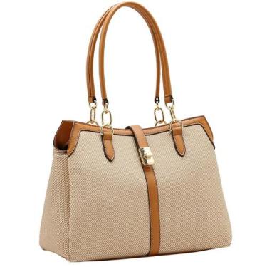 Imagem de Bolsa Clássico Contemporâneo - Alça de Ombro - Chenson 3485656 - Nude