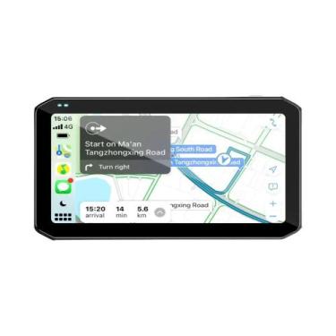 Imagem de Gravador DVR Para Motocicleta De 6,25 Polegadas Com Monitor De Navegaç