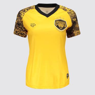 Imagem de Camisa Onça Amazonas Treino Atleta 2025 Feminina-Feminino