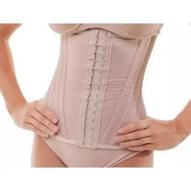 Imagem de Cinta Bege Nude Para Uniforme E Roupa Social Mantém O Perfil Slim E Po