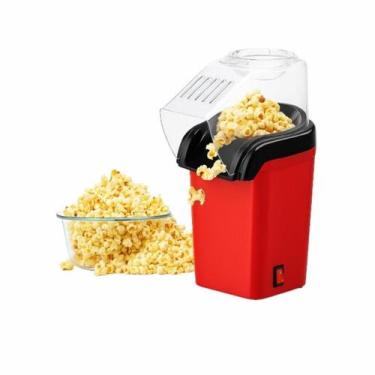 Imagem de Pipoqueira Eletrica Ar Quente Vermelha 1200W 110V Maquina de Fazer Pip