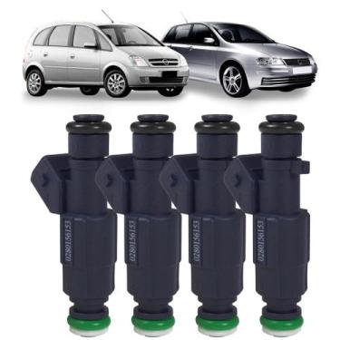 Imagem de Kit 4 Bico Injetor Stilo 2002 A 2004 1.8 16v Gasolina Seeds - SEEDS AU
