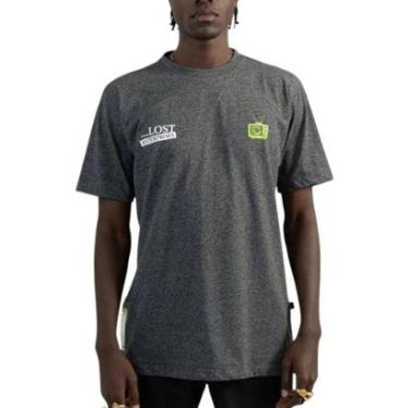 Imagem de Camiseta Especial Lost Mouline Preta-Masculino
