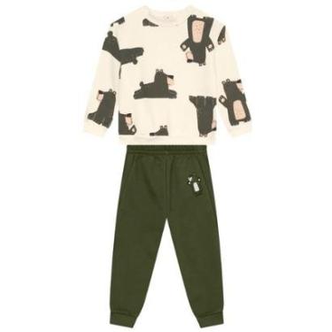 Imagem de Conjunto infantil menino de ursinhos Brandili-Masculino