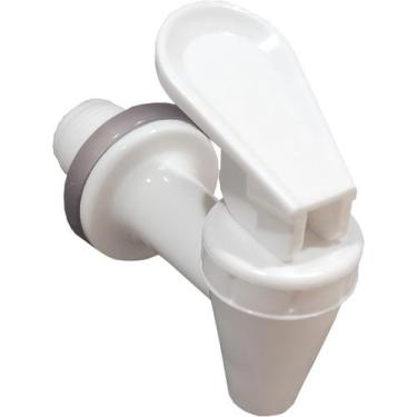 Imagem de Esmaltec Original Torneira Branca P/ Bebedouro Coluna Antigo