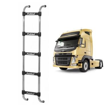 Imagem de Escada Traseira p Volvo FH/NH 5 Degrau Cabine Baixa até 2014 - Fabbof