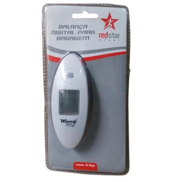 Imagem de Balança digital para bagagem pesa até 40kg redstar sport - Redstar Spo