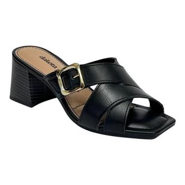 Imagem de Tamanco Dakota Salto Bloco Y9752 Preto, Preto, 38