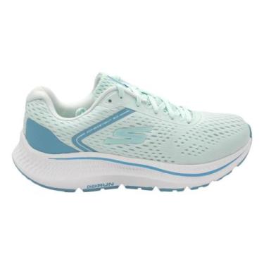 Imagem de Tênis skechers go run consistent 2.0 feminino 128607, Verde menta, 35