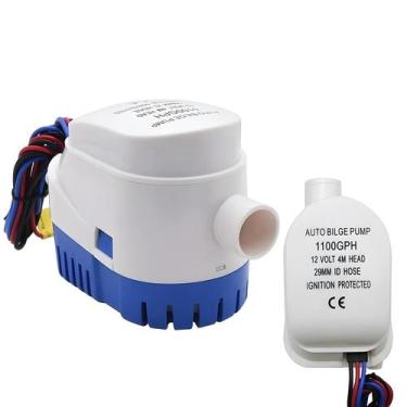 Imagem de Bomba De Porão Submersível Automática 12V 1100GPH Para Barco, Iate, Ca
