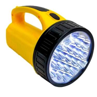 Imagem de Lanterna Holofote Recarregável 19 Leds C Alça 1706-DP Led Light - Eco 