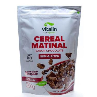 Imagem de Cereal Matinal Sabor Chocolate s/ Glúten c/ Açúcar Mascavo 200g Vitali
