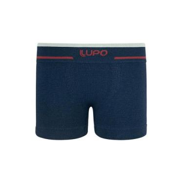 Imagem de Cueca Boxer Infantil Microfibra Cós Lista Lupo - Conforto e Estilo, Bi