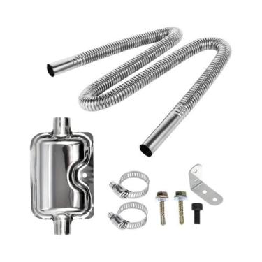 Imagem de Aquecedor a Diesel Com Tubo De Escape Flexível Em Aço Inoxidável Corru