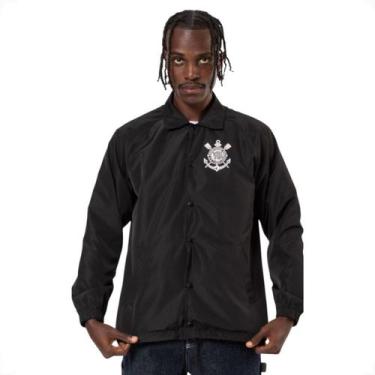 Imagem de Jaqueta Masculina Corinthians Jogai Por Nós - Surf Center, Preto, 56