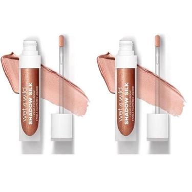 Imagem de Sombra líquida wet n wild Shadow Silk Heart Of Rose Gold