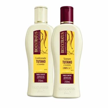 Imagem de Kit Tutano Shampoo Condicionador Bio Extratus 250 mL Força e Maciez