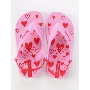 Imagem de Chinelo Classic Baby Ipanema Infantil Para Bebê - ROSA/VERMELHO, 17/18