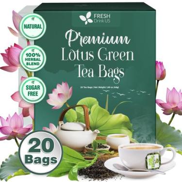 Imagem de Sachets de Chá Verde de Lótus FRESHDRINKUS 20 Unidades Natural