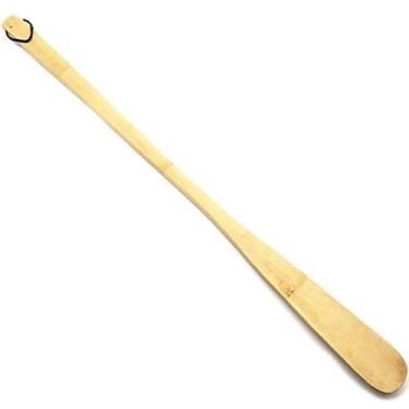 Imagem de Calçado de bambu delicado, 100% bambu natural, proteção ambiental verde, 55 cm de comprimento para idosos, mulheres e homens usarem ao usar sapatos, alça para pendurar-JIANGMU