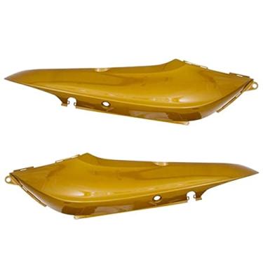 Imagem de Tampa Lateral Compatível Com Biz 125 + Ex 2011 Amarelo Metálico