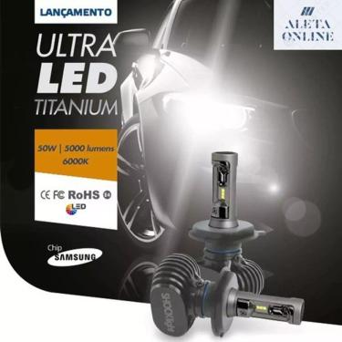 Imagem de Kit Ultra Led Titanium Shocklight 10000lumens 12/24v