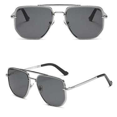 Imagem de Fashion Cool Men Driving Glasses Goggle Summer Style Gradient Sunglasses Vintage Pilot Sun Glasses Punk Oculos De Sol,7001 C4,china