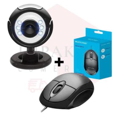 Imagem de Webcam Hd Visão Noturna Com Mouse Mo300 Full Black - Impkto