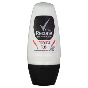 Imagem de Desodorante Roll On Rexona Men Antibacterial Invisible 50ml
