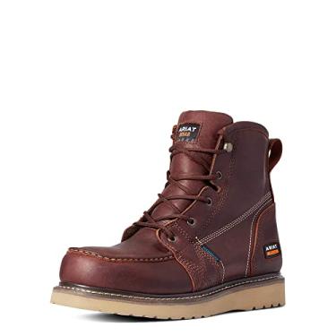 Imagem de Bota de trabalho à prova d'água 15,24 cm com biqueira moc Rebar Wedge, Cobre enferrujado, 10