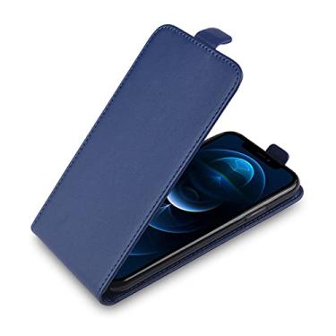 Imagem de Capa de couro flip vertical para Samsung Galaxy A51 A71 A11 A21 A31 A41 A22 A32 A52 A72 A10 A20 A50 A3 A5 A6 A7 A8 2018 2017 Capa, ZhenPi, Flip, Azul, para A52 4G