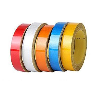 Imagem de Adesivo de listras noturnas refletivas de carro motocicleta fita impermeável autoadesiva estilo carro noite mágica fita reflexiva corpo automotivo motocicleta decoração estilo carro noite