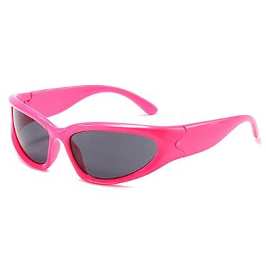 Imagem de Óculos de sol Steampunk para mulheres Óculos de sol ovais espelhados masculinos Vintage Hip Hop Punk Óculos, 12, tamanho único