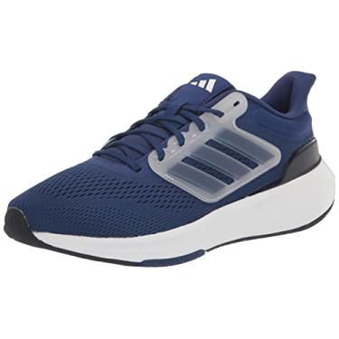 Imagem de adidas Tênis de corrida masculino Ultrabounce, Azul vitória/azul vitória/branco, 13 Wide