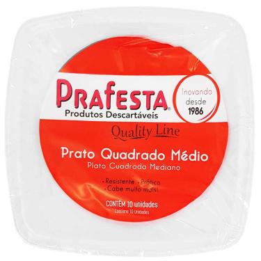 Imagem de Prato Descartável 15cm Quality Line Prafesta 10 Unidades 1016628